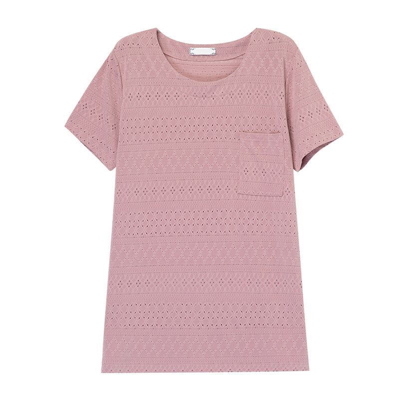 Short sleeved loose T-shirt for women