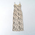 V-neck long dress