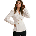 Collar long sleeved jacket