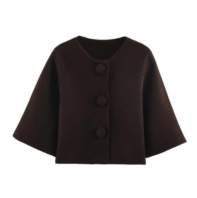 Casual Knitted Short Coat
