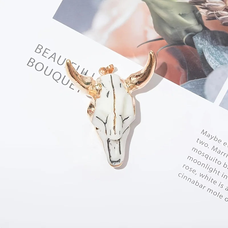 Men's Fashion Bull Head Pendant Necklace