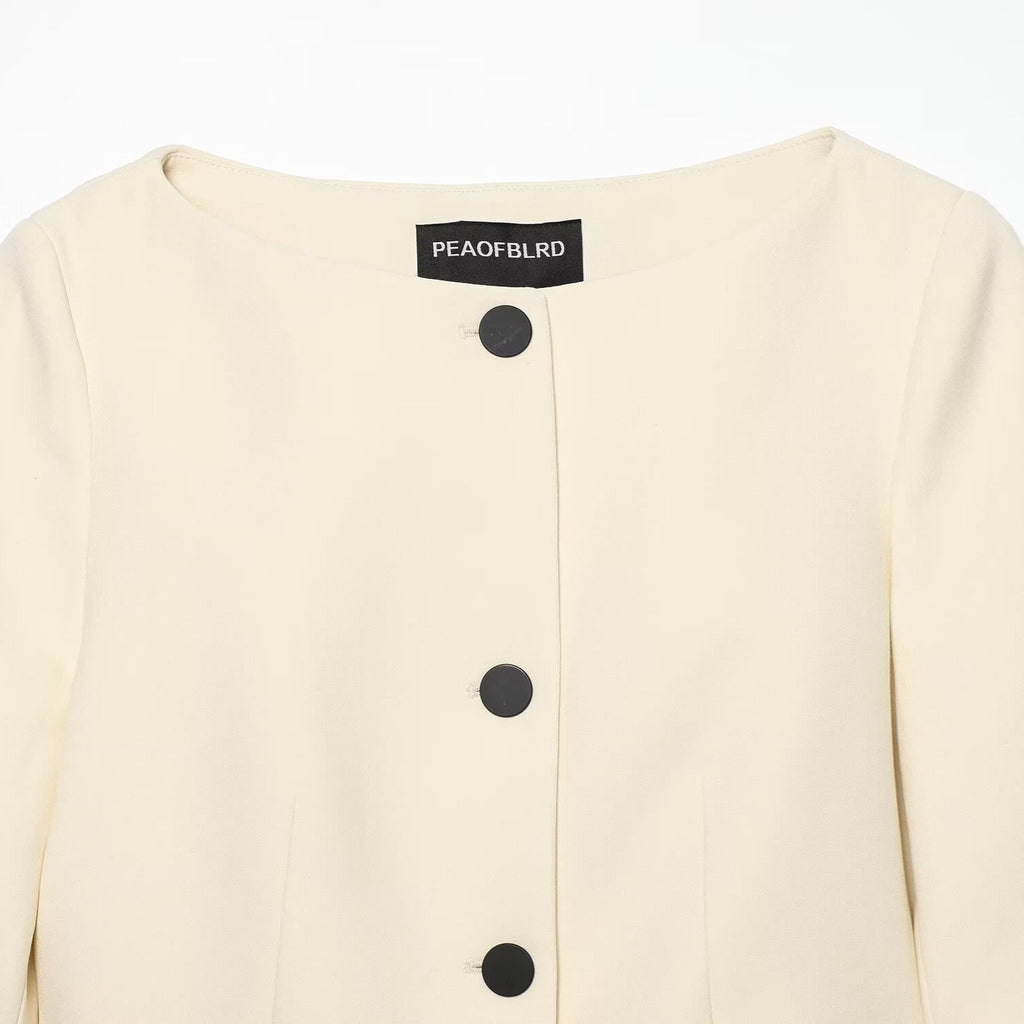 French women's short jacket for summer