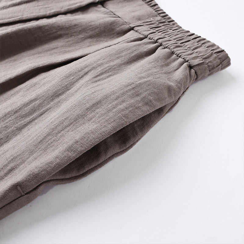 RelaxedLightweight Wide-Leg Pants for Women, High-Waisted Straight Leg Loose Casual Long Trousers