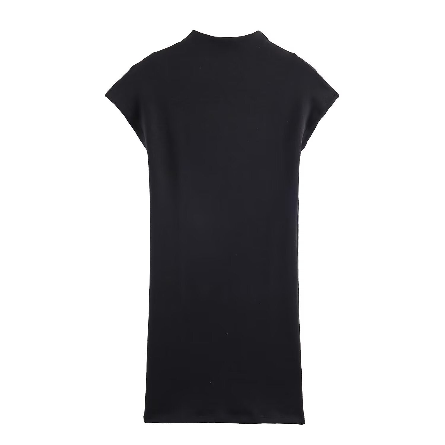 Pure Desire Wind Half High Neck Tight Short Dress
