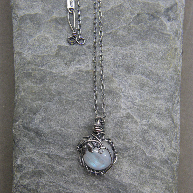 Moonstone necklace pendant
