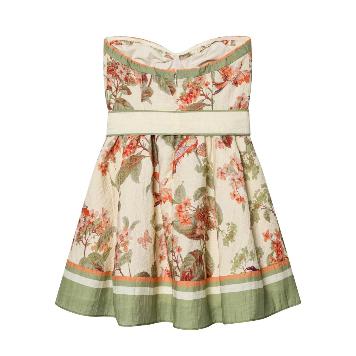Strapless positioning blended dress for women's clothing