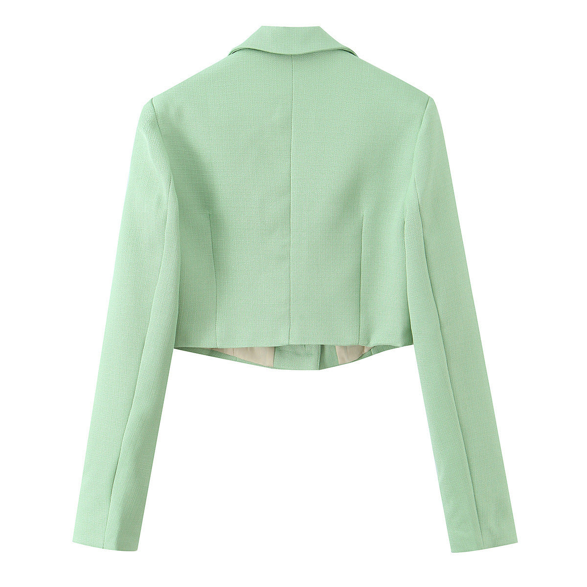 Commuting style spicy girl short long sleeved suit jacket