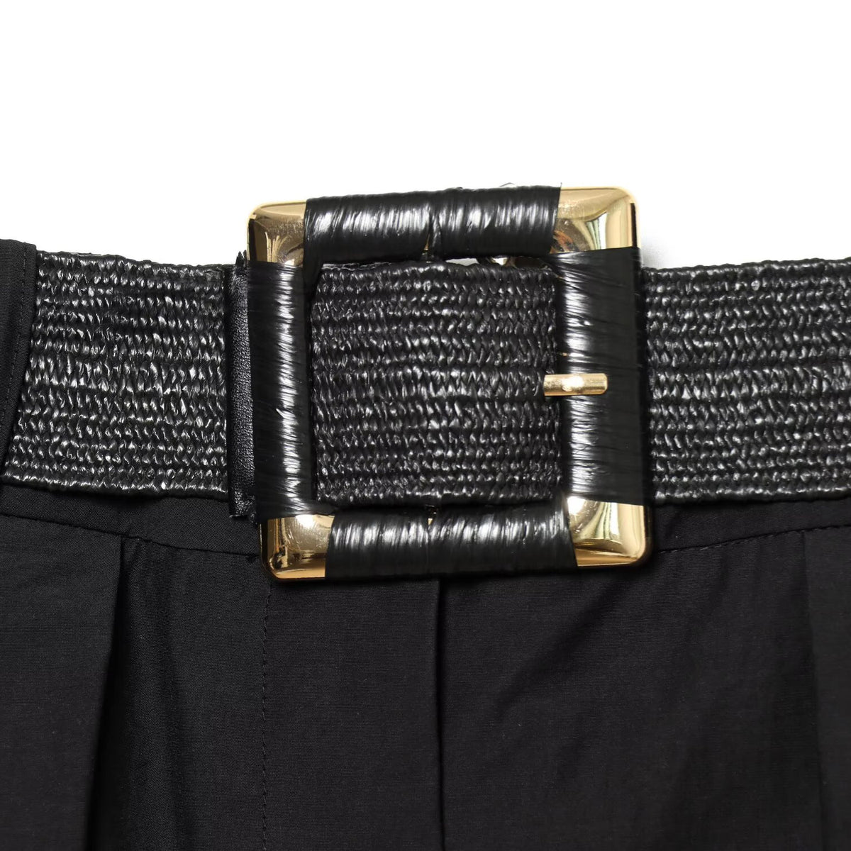 High waisted belt with layered decorative MIDI skirt
