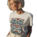 Round neck short sleeved top