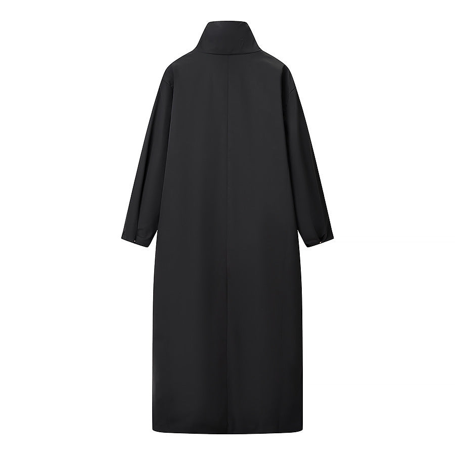 Casual versatile classic long windbreaker