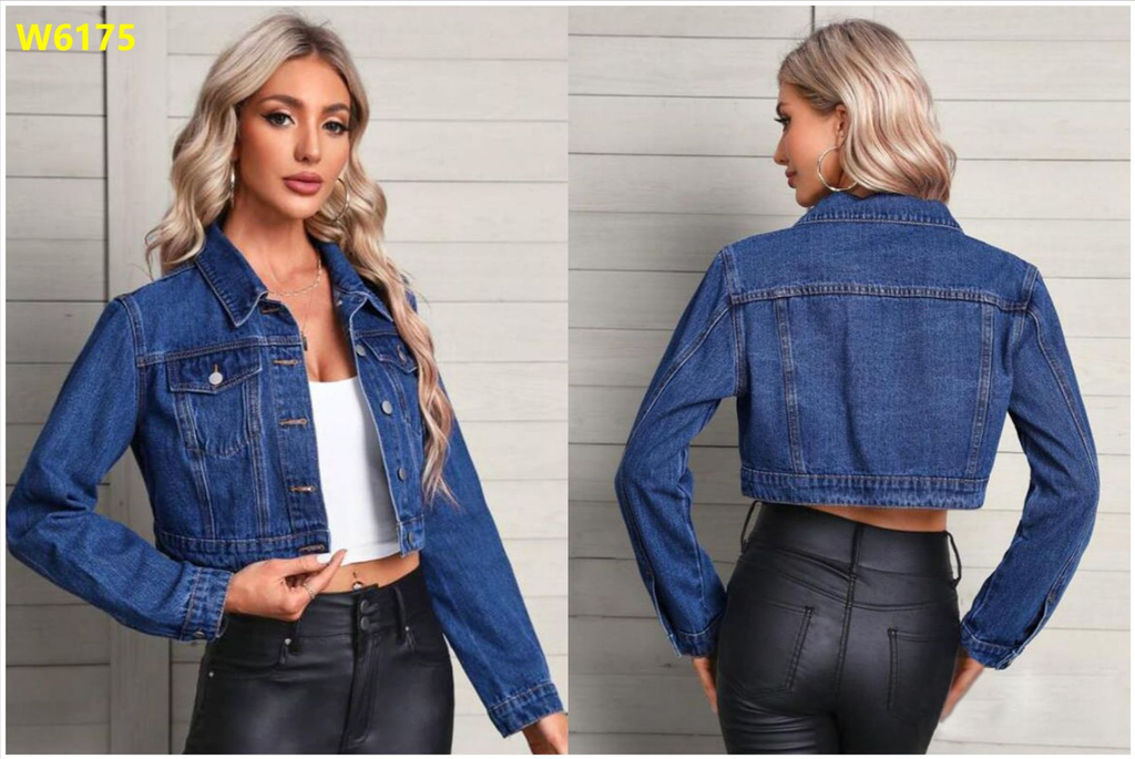 Long Sleeve Denim Jacket for Autumn