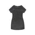 Hepburn Style Tailored Slim-Fitting Dress Elegant Boat Neck Black Dress