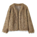 Versatile classic fur coat jacket