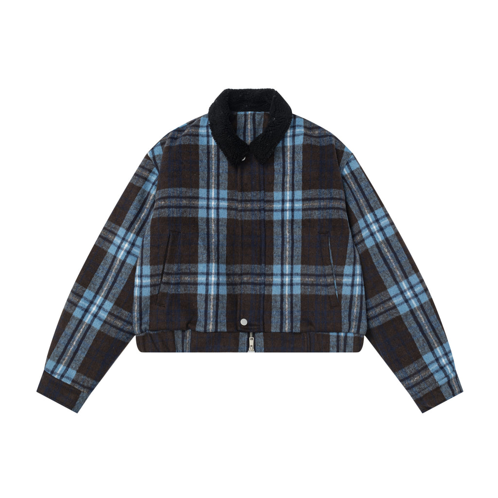 Retro woolen short coat for women