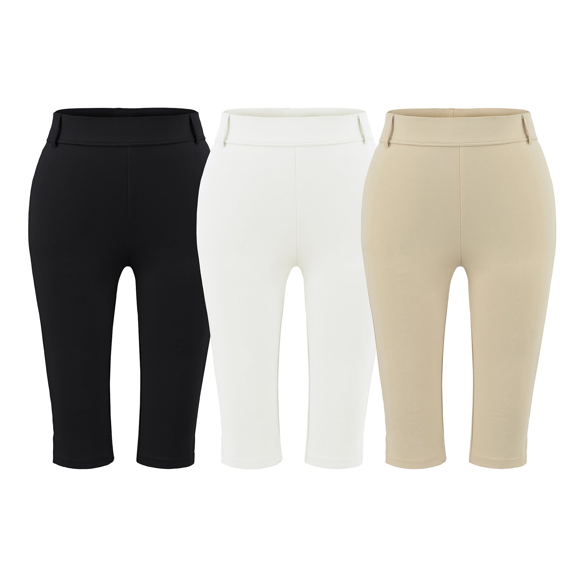Elastic tight captcha pants for women