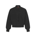 Thick silhouette baseball jacket