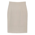 High waisted tight fitting hip hugging mid length skirt for women