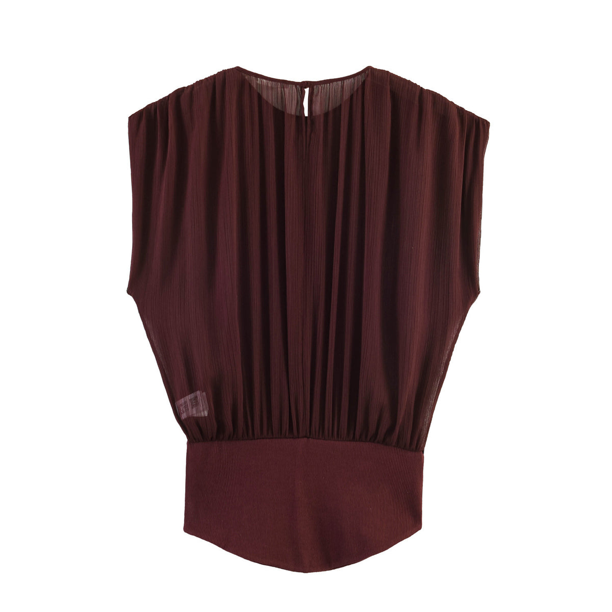 Street splicing sleeveless women's top
