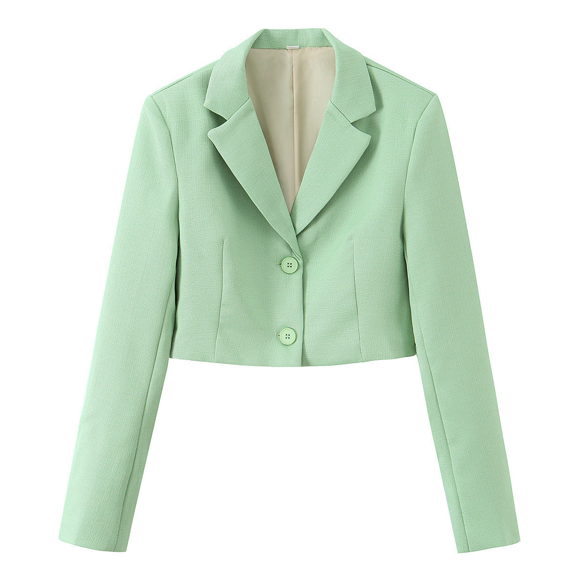 Commuting style spicy girl short long sleeved suit jacket