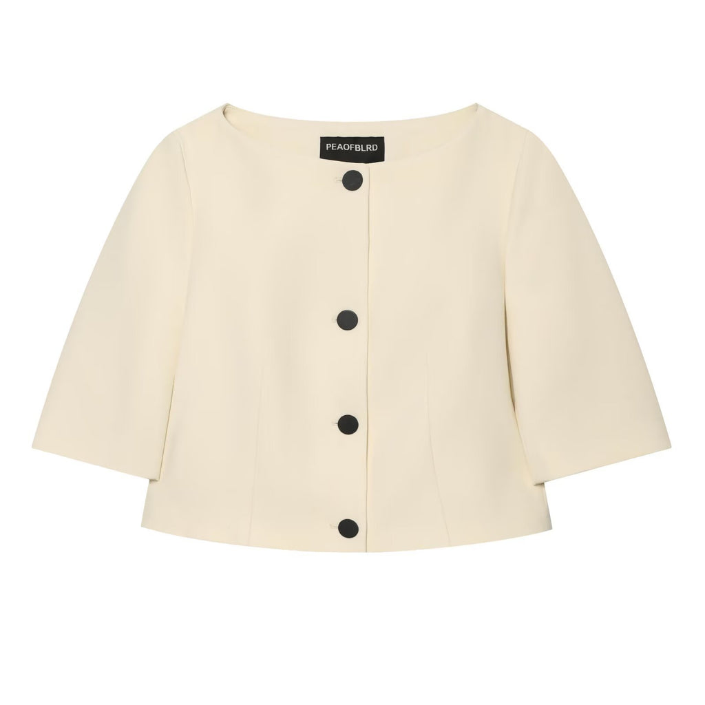 French women's short jacket for summer