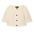 French women's short jacket for summer