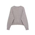 Loose and soft long sleeved knitted jacket