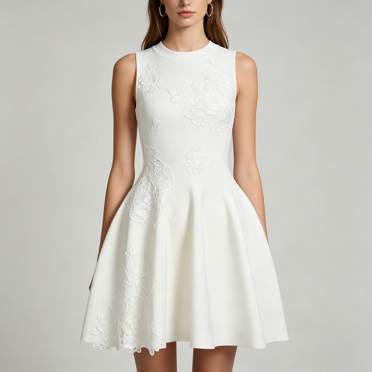 Sleeveless vest dress