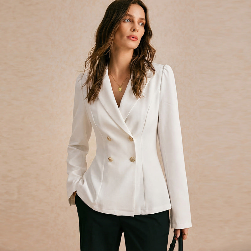 Collar long sleeved jacket