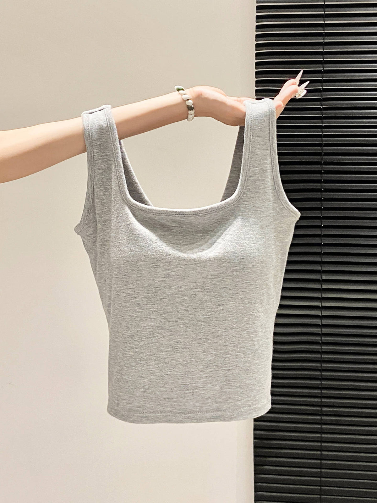Solid Color Padded Strapless Crop Top Casual Wear for Women