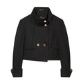 Spicy Girl Cuff Splicing Short Coat