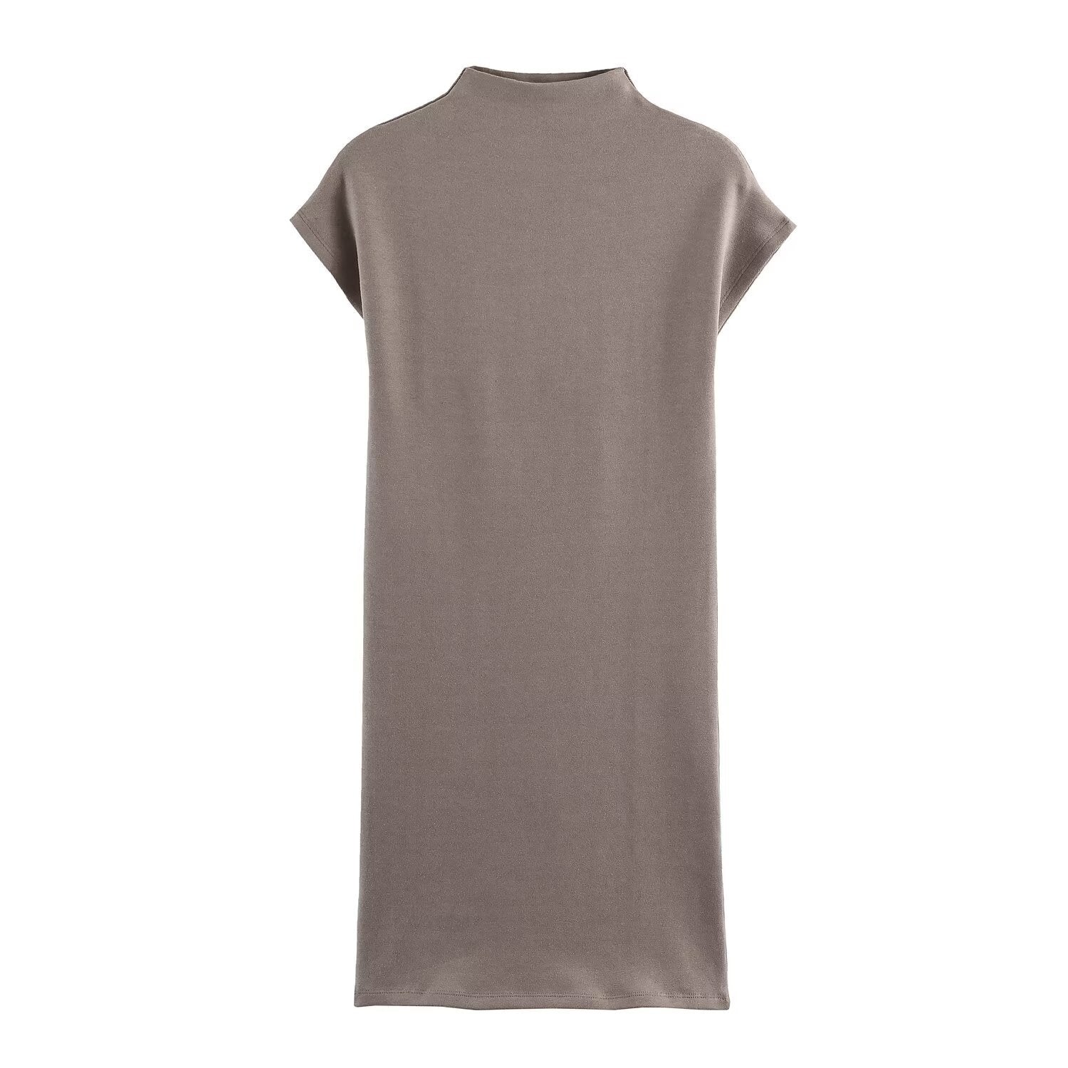 Pure Desire Wind Half High Neck Tight Short Dress