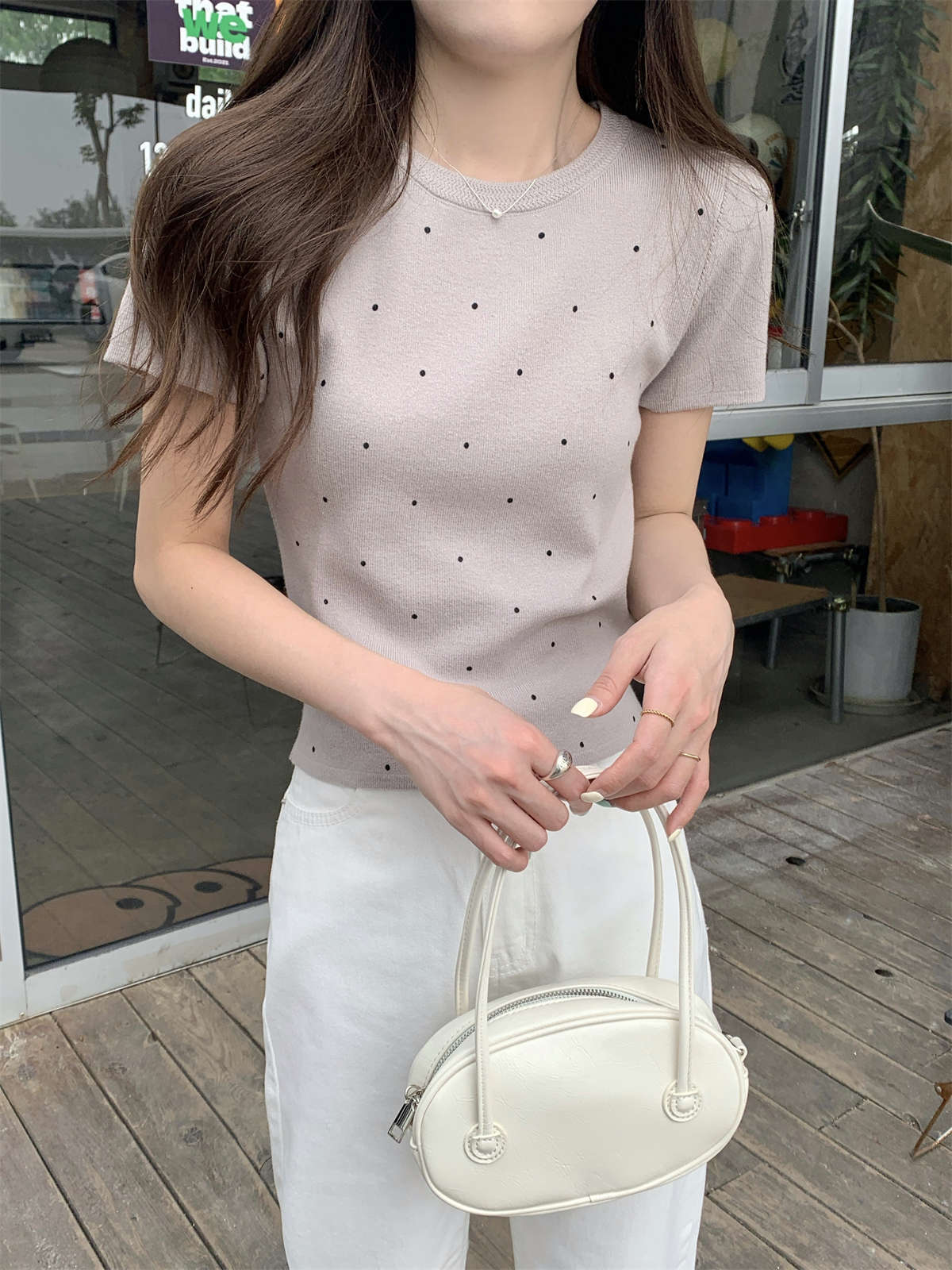 Inner Layer Basic Top Versatile T-Shirt