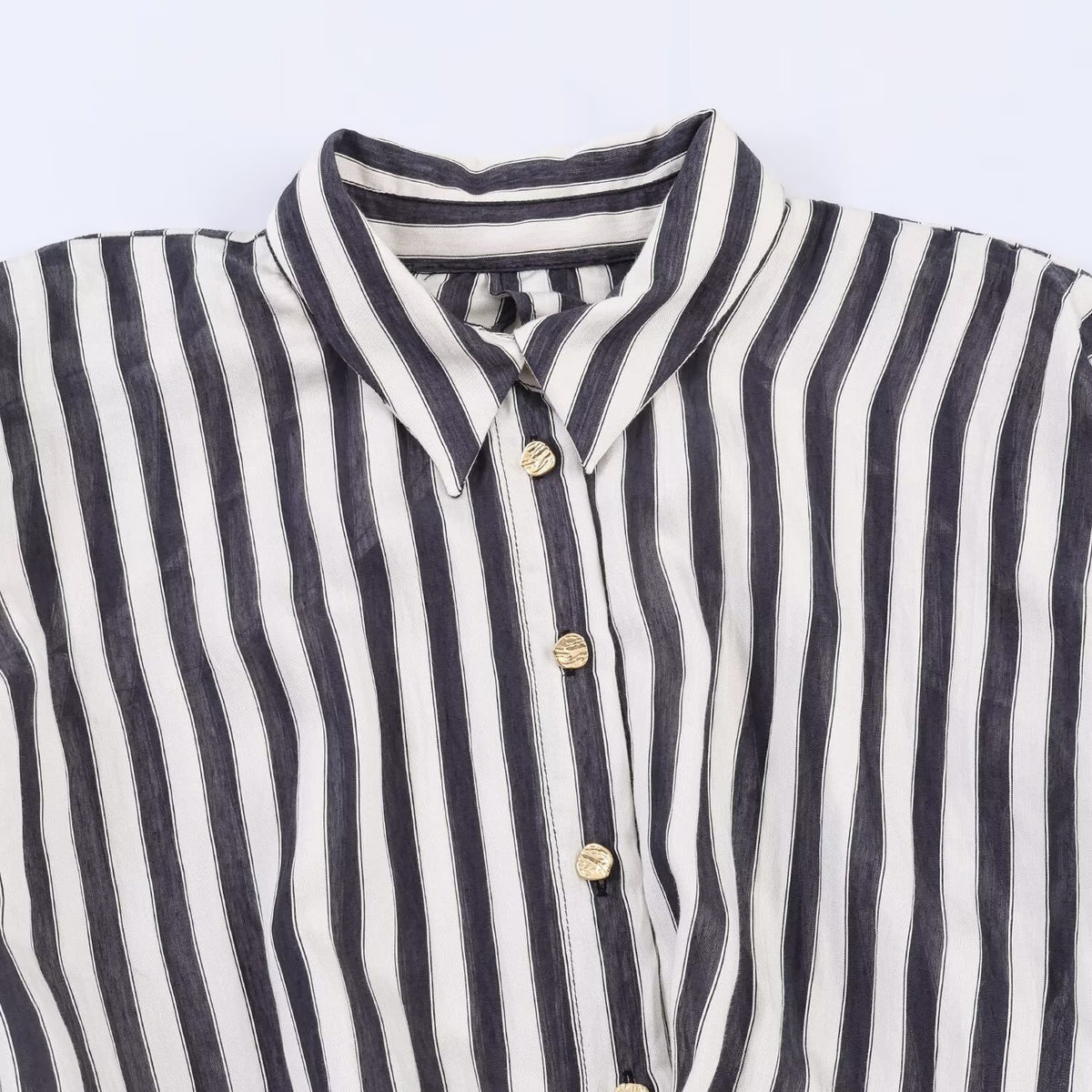 Splicing striped MIDI dress for women's wear