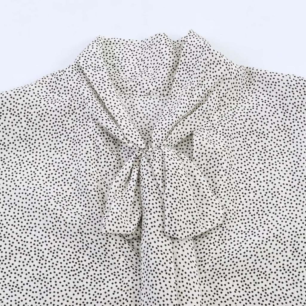Commuting controversy points bow tie decoration shirt