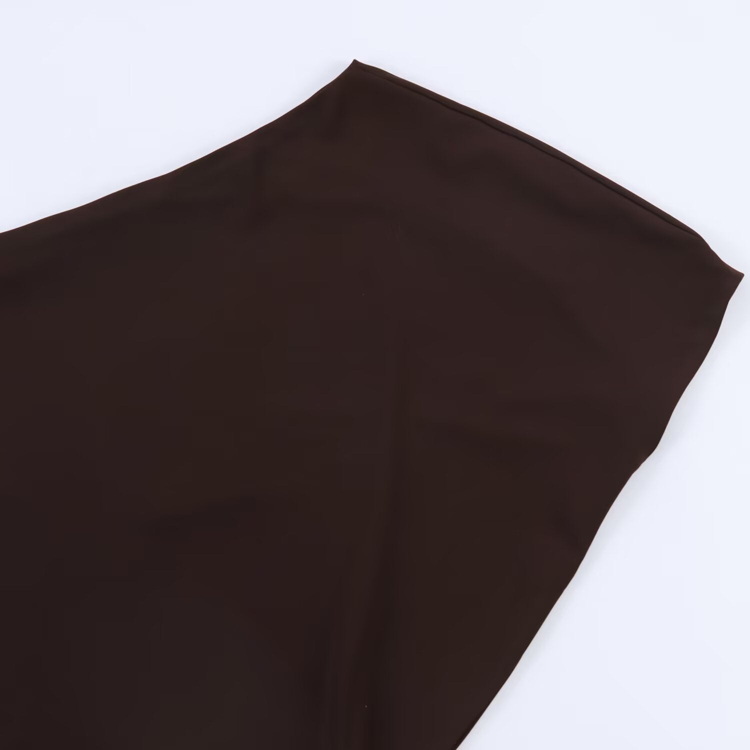 French irregular drape mini dress