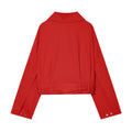 Long sleeved high neck with waistband jacket