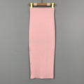 High waisted split hip skirt