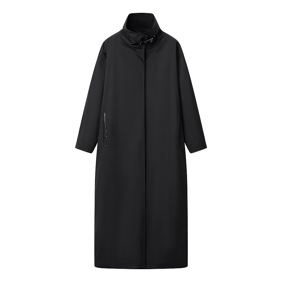 Casual versatile classic long windbreaker