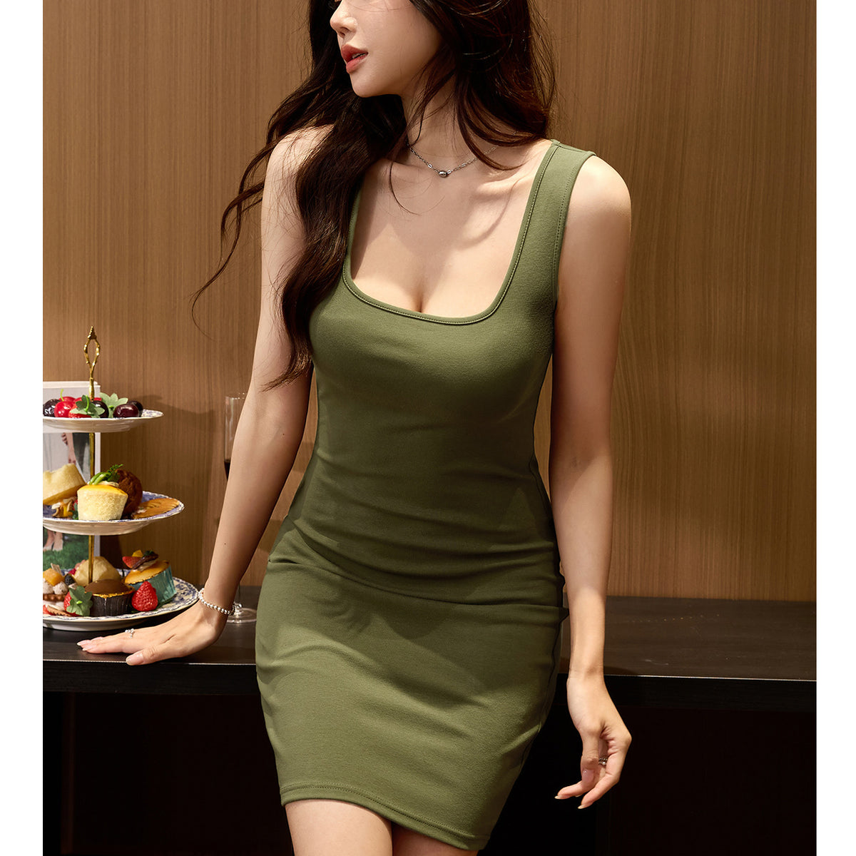 Sleeveless Dress for Women  Sexy Bodycon Strap Dress