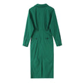 Commuting style elegant long sleeved dress