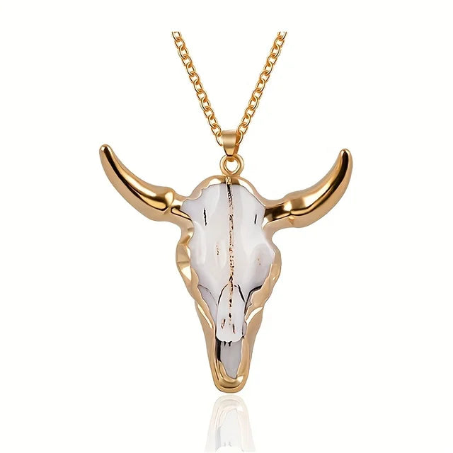 Men's Fashion Bull Head Pendant Necklace