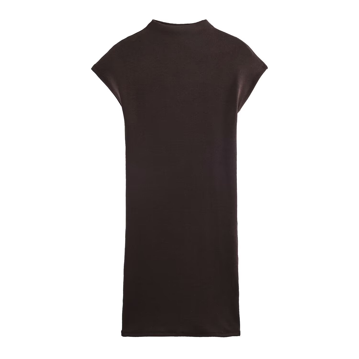 Pure Desire Wind Half High Neck Tight Short Dress