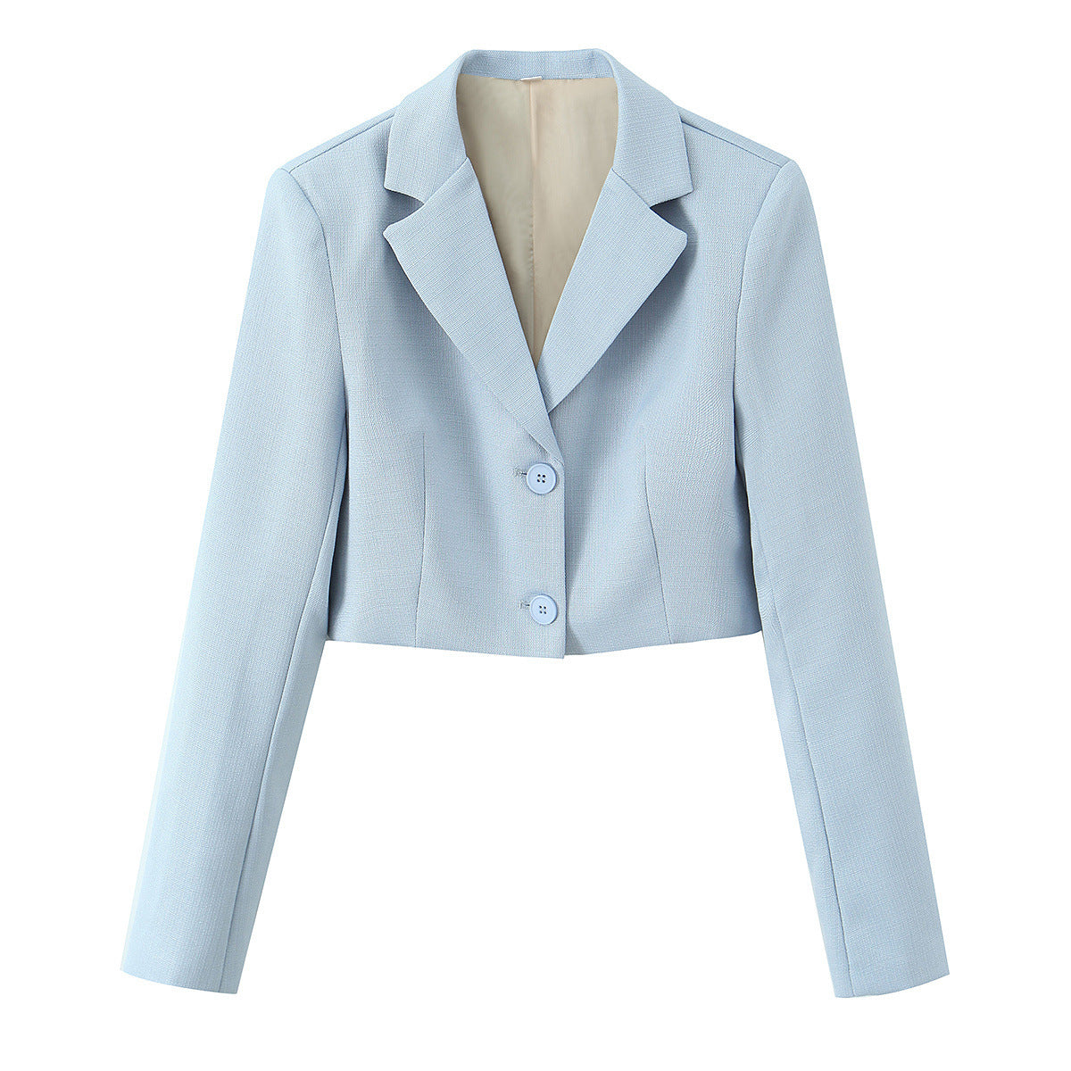 Commuting style spicy girl short long sleeved suit jacket